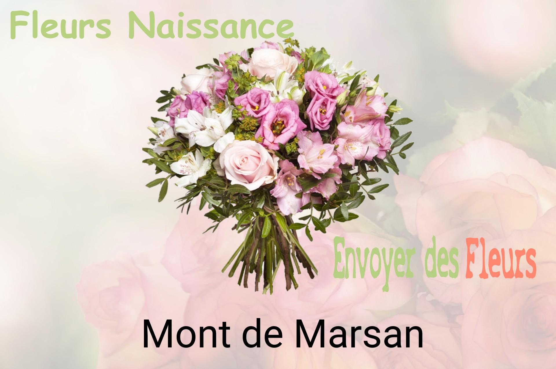 Bouquet de fleurs de naissance livré à Mont-de-Marsan