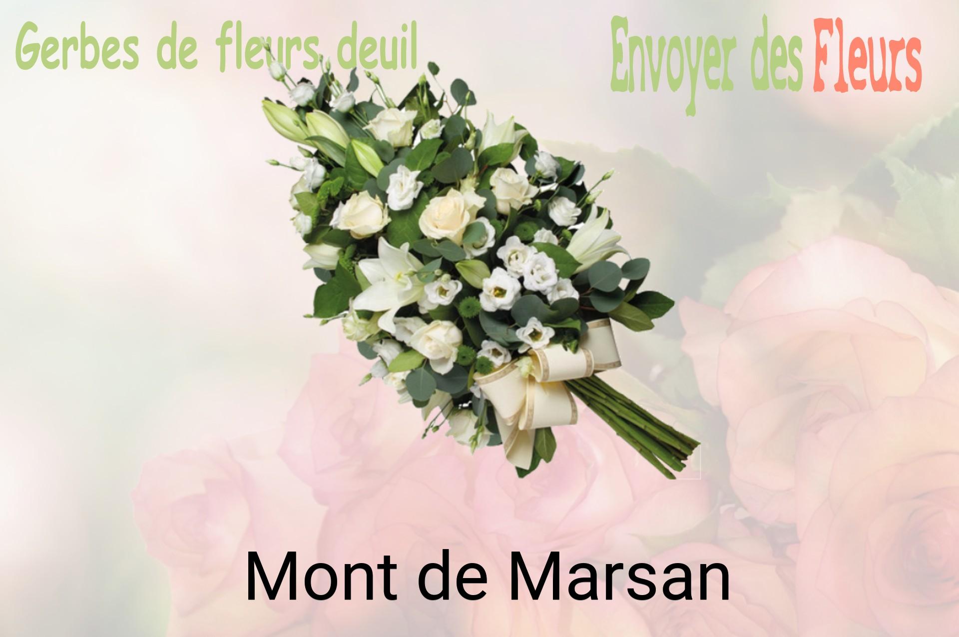 Gerbe de fleurs de deuil livrée à Mont-de-Marsan